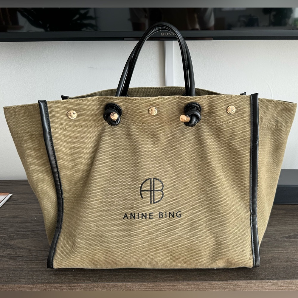 Anine Bing Canvas Tote